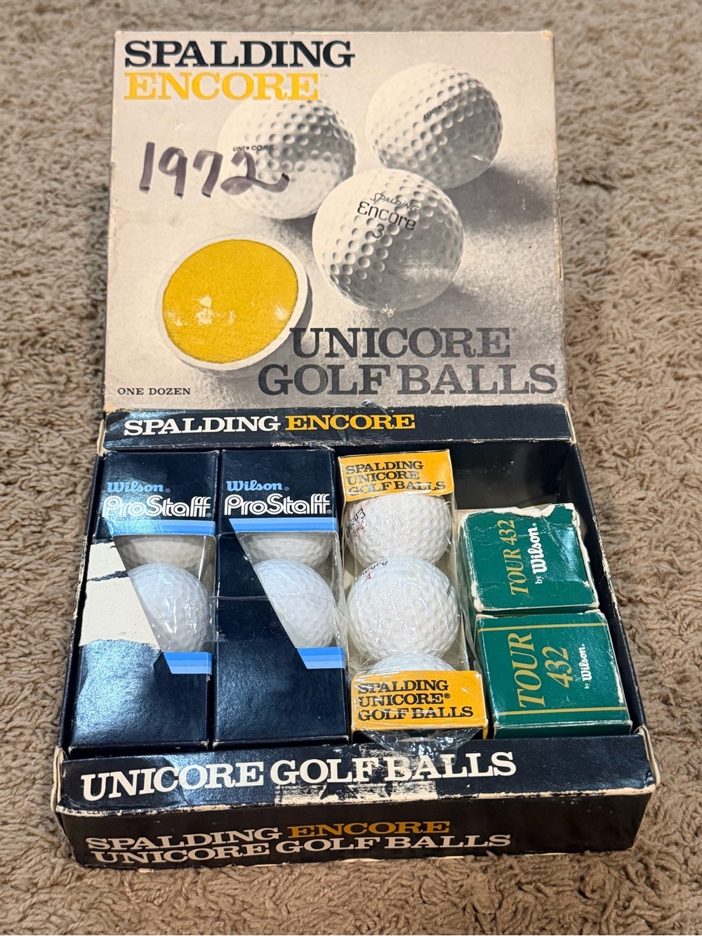 Vintage 1972  Golf Balls - New In Box  NOS